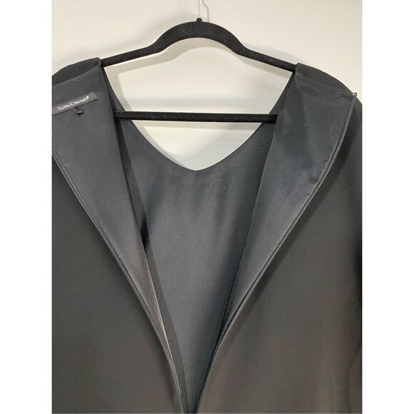 Size 14, Luisa Cerano black dress, zipper detail on the sides & 2 zip pockets. - Picture 4 of 11